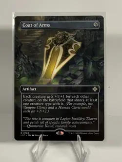 Wizards of the Coast Coat of Arms BORDERLESS Artifact Rare MTG LCC 0108 EN - Image 1