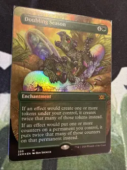MTG FOIL Doubling Season Borderless - Double Masters #350 - Image 2