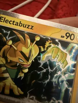 🔥 HD Galaxy "Mew" Arrow Swirl 🔥 Cosmos Holo Electabuzz 125 NM SV 151 Pokemon - Image 4