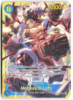 Monkey.D.Luffy (118) OP11-118 Non-Foil Learn Together Deck One Piece Card - Image 2