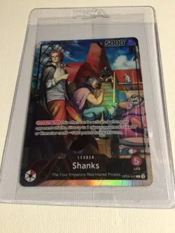 Shanks OP09-001 One Piece Promotion Cards Foil 2025 PSA Magazine Promo Sealed - Image 1