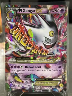 Mega Gengar EX #XY166 Holo full art Pokemon Promo 2016 MP - Image 1