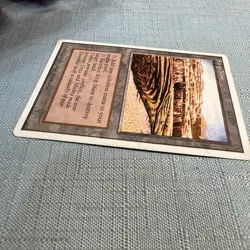 MTG Strip Mine- DAMAGED -4th Edition Magic the Gathering Card - Image 1
