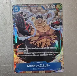 Bandai One Piece Card Game Monkey D. Luffy OP11-058 TR Alt Art Foil EN - Image 1