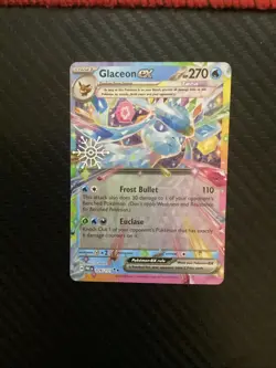 Glaceon EX 026/131 2025 Holiday Calendar Snowflake Pokemon Card Holo Promo NM - Image 1