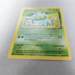 Bulbasaur 44/102 Base Set 1999 Pokemon Card Excellent Grade Condition - NM - Image 2