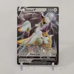 🔥 Pokemon TCG 🔥 Arceus V 122/172 Metal Promo Card from Arceus UPC ✈🚀 - Image 1