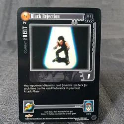 Dragon Ball GT Z CCG Black Rejection LIMITED Rare Promo Card P2 DBZ SCORE TCG - Image 1