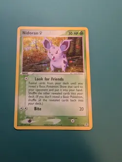 Pokemon Card 2004 EX Firered Leafgreen Common Holo Nidoran F 70/112 NM/VLP - Image 1