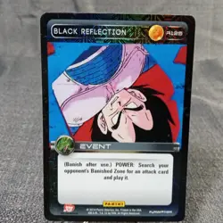 DBZ Dragon Ball Z TCG Card Panini Premiere R125 Black Reflection Foil - Image 1