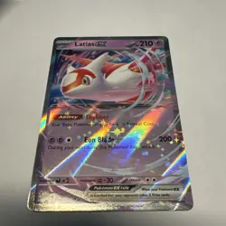 Pokemon TCG Surging Sparks Latias EX Double Rare Holo Card 076/191 NM Condition - Image 1