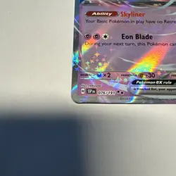 Pokemon TCG Surging Sparks Latias EX Double Rare Holo Card 076/191 NM Condition - Image 5