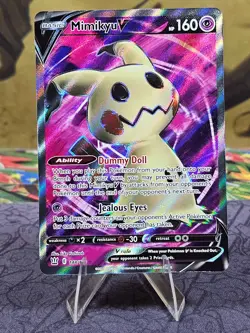 Pokemon TCG Mimikyu V (Full Art) 148/163 Battle Styles Ultra Rare Holo Card NM - Image 1