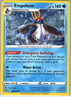 Empoleon (Cosmos Holo) 037/172 Miscellaneous Cards & Products Pokemon NM - Image 1