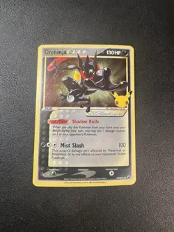 Pokemon Card TCG Greninja Gold Star Sword & Shield Promo SWSH144 Near Mint - Image 1