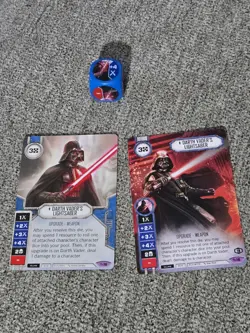 Star Wars Destiny - Darth Vader's Lightsaber - Across the Galaxy #16 -Card & Die - Image 1
