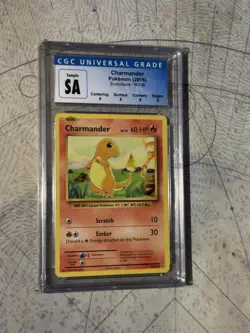 Charmander 9/108 - XY Evolutions - CGC Sample Graded Slab - Pokemon TCG Cards - Image 1
