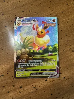 Flareon VMAX SWSH180 Sword & Shield Promo Holo Card Near Mint Condition - Image 1