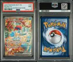 2025 POKEMON WHT EN-WHITE FLARE SPECIAL ILLUSTRATION RARE #167 KELDEO EX PSA 9 - Image 2