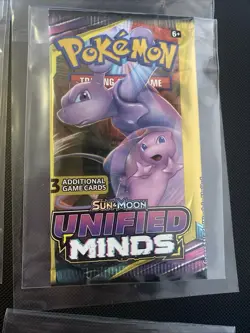 Pokemon Unified Minds - Sun & Moon 3 Card Booster Pack Lot of 4 - Full Art Set - Image 5