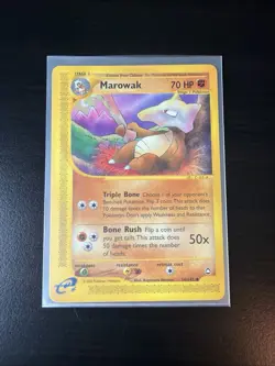 Marowak 054/147 Aquapolis Regular Rare Vintage Pokemon Card LP - Image 1
