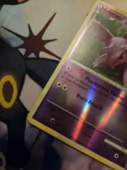Nidoran 70/102 Reverse Holo HeartGold & SoulSilver Pokemon Card - Image 4