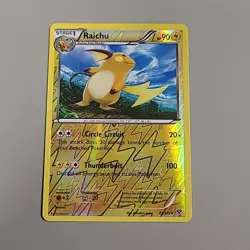 Raichu 43/146 XY Base Reverse Holo Rare Pokemon Card - Image 1