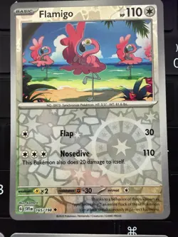Pokemon TCG Flamigo Card Lot (4) Reverse Holo Regular Various Sets NM - Image 3