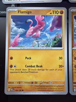 Pokemon TCG Flamigo Card Lot (4) Reverse Holo Regular Various Sets NM - Image 4