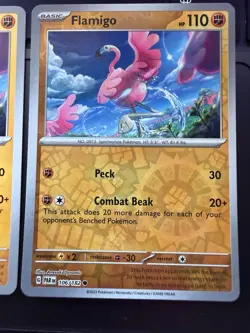 Pokemon TCG Flamigo Card Lot (4) Reverse Holo Regular Various Sets NM - Image 5