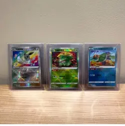 3Pc Pokemon Chinese Exclusive K Radiant Blastoise Venusaur Eevee Set USA Shipped - Image 1