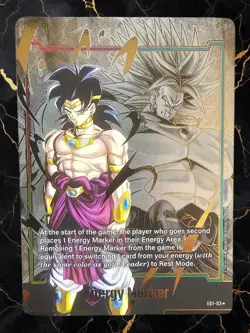 Bandai Dragon Ball Super Card Game Energy Marker Broly E01-03 Foil Alt Art - Image 1