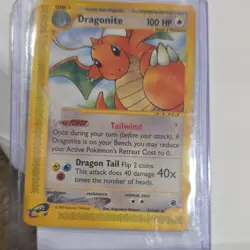 Dragonite 43/165 Expedition Pokemon TCG English Holo Rare 2002 100 HP - Image 1