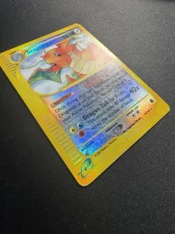 Pokemon TCG Dragonite Expedition Base Set 43/165 Reverse Holo Rare MP - Image 2