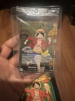 One Piece TCG – Carte Monkey D. Luffy OP13-001 – Musee Grevin Paris Promo - Image 2