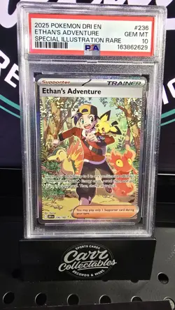 🔥Ethan's Adventure Special Illustration Rare 236 Pokemon Destined Rivals PSA 10 - Image 3