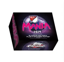 2024 TOPPS CHROME MLS SOCCER MANIA BOX BRAND NEW SEALED (4 AUTOS ENCASED) - Image 1