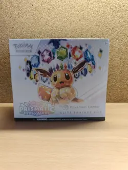 ETB Prismatic Evolution Sealed Pokemon Center Elite Trainer Box Pokemon - Image 1