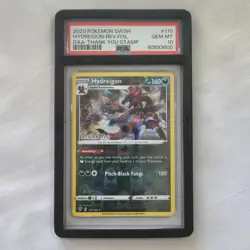 🔥 Pokemon TCG 🔥 Hydreigon 110/189 Thank You - Sword & Shield - PSA 10 / GEM MT - Image 1
