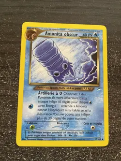 AMONITA OBSCUR UNCO - POKEMON 37/105 NEO DESTINY EDITION 2 NM/NEUF FR - Image 1