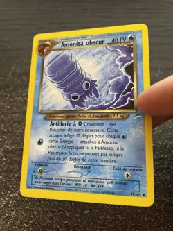 AMONITA OBSCUR UNCO - POKEMON 37/105 NEO DESTINY EDITION 2 NM/NEUF FR - Image 3