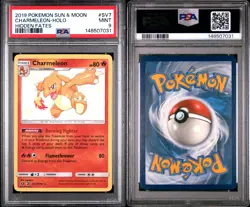 Charmeleon Shiny Holo SV7/SV94 PSA 9 Mint 2019 Pokemon Hidden Fates - Image 1