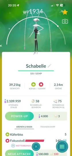 !!!Pokemon GO ✨Shiny Schabelle Selten - Image 1
