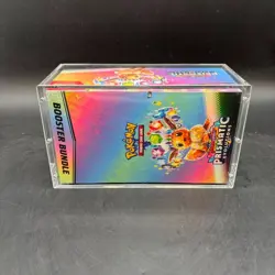 Pokemon TCG S&V Prismatic Evolutions Booster Bundle Display Case w/Acrylic Case - Image 5
