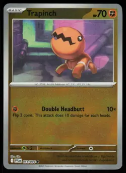 Trapinch 051/094 Common Phantasmal Flames Pokemon Reverse Holo Near Mint - Image 1