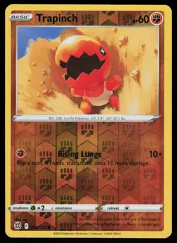 Trapinch 040/072 Common Shining Fates Pokemon Reverse Holo Lightly Played - Image 1