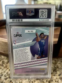 Panini 2018-19 Revolution Shai Gilgeous-Alexander CNY #103 RC PSA 10 - Image 2