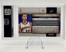 2009-10 Panini Studio Stephen Curry Rookie PSA 10 - Image 2