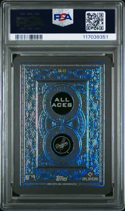 2025 Topps #AA17 Yoshinobu Yamamoto All Aces RC PSA 10 POP 20 - Image 2