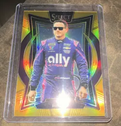 Panini 2025 Select Racing NASCAR Grandstand Gold Prizm Alex Bowman #73 /10 - Image 1
